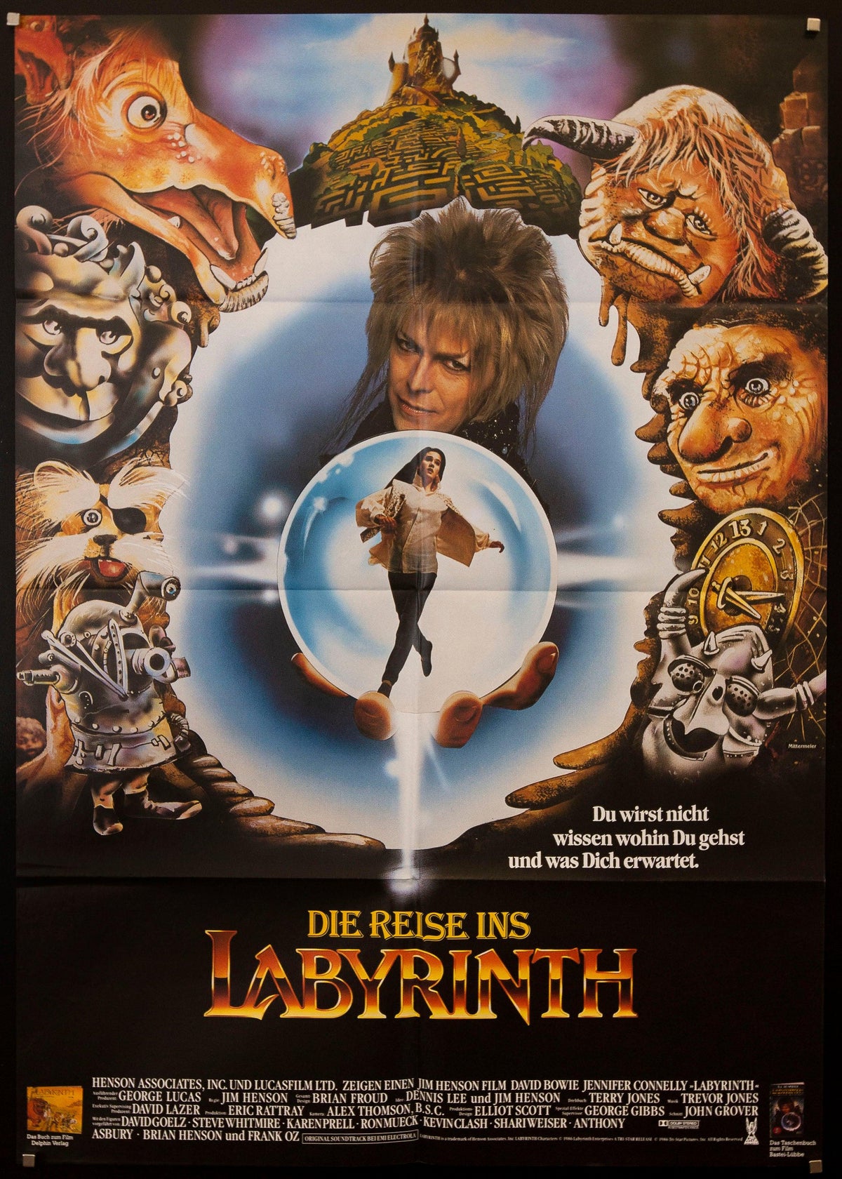 Labyrinth Original Vintage Movie Poster