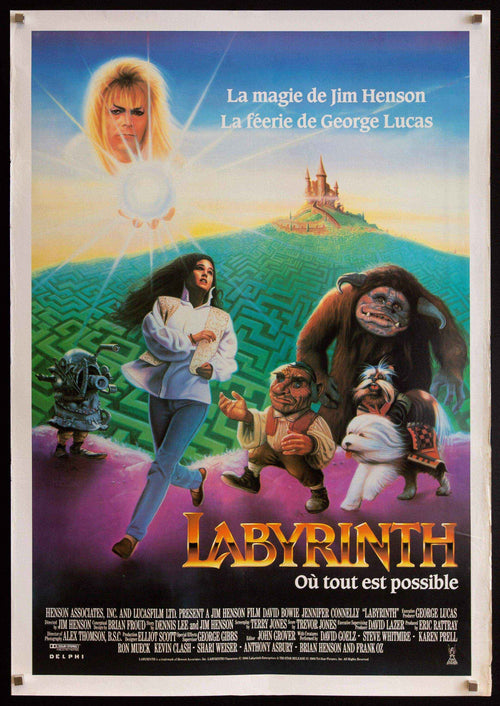 Labyrinth Original Vintage Movie Poster