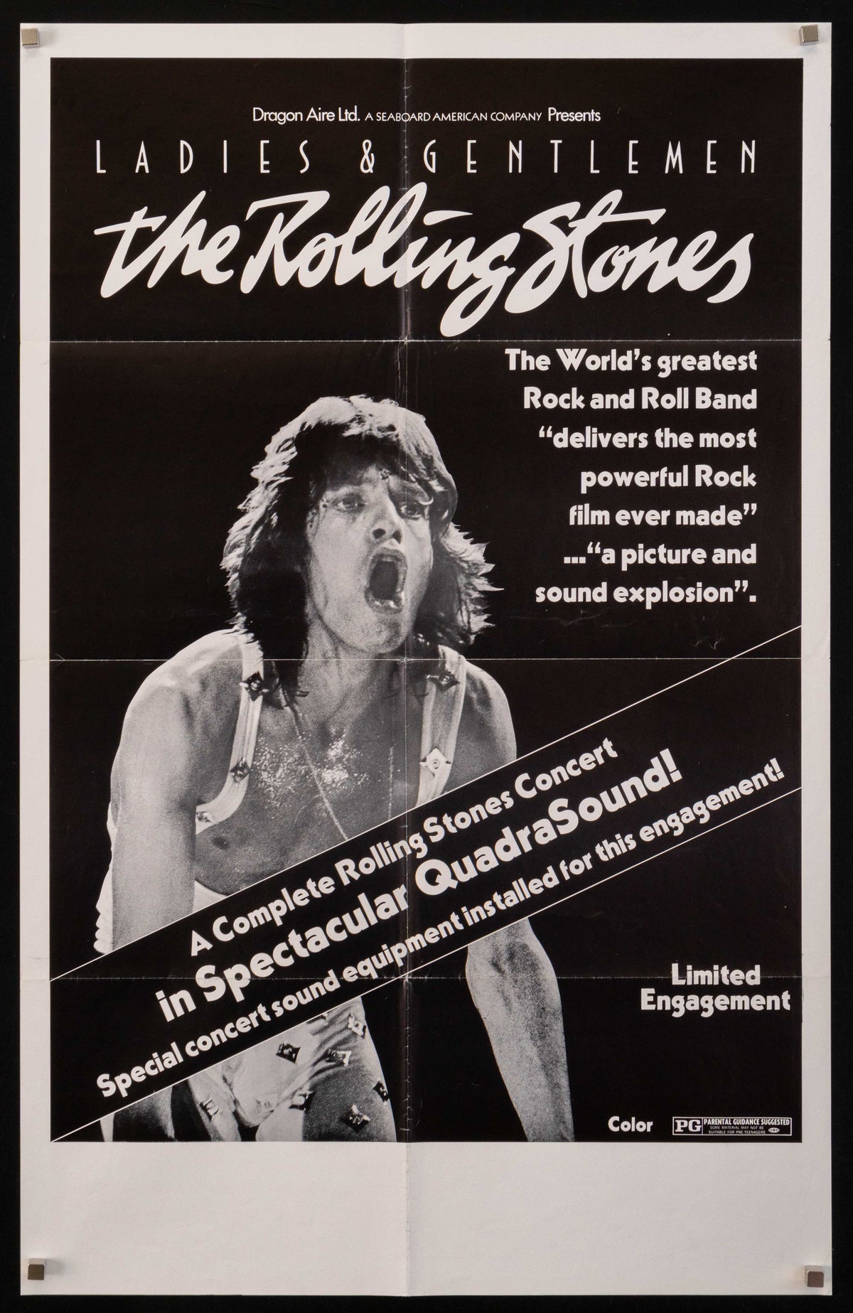 Ladies &amp; Gentlemen, the Rolling Stones 1 Sheet (27x41) Original Vintage Movie Poster