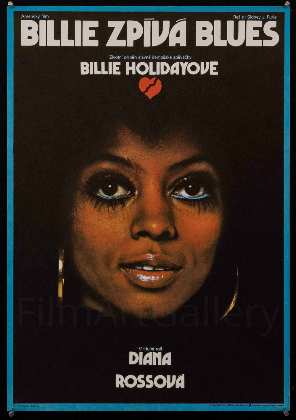 Lady Sings the Blues Original Vintage Movie Poster