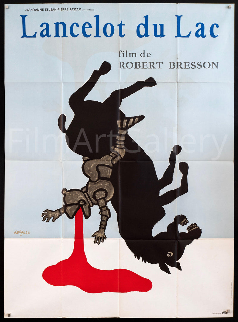 Lancelot du Lac French 1 panel (47x63) Original Vintage Movie Poster