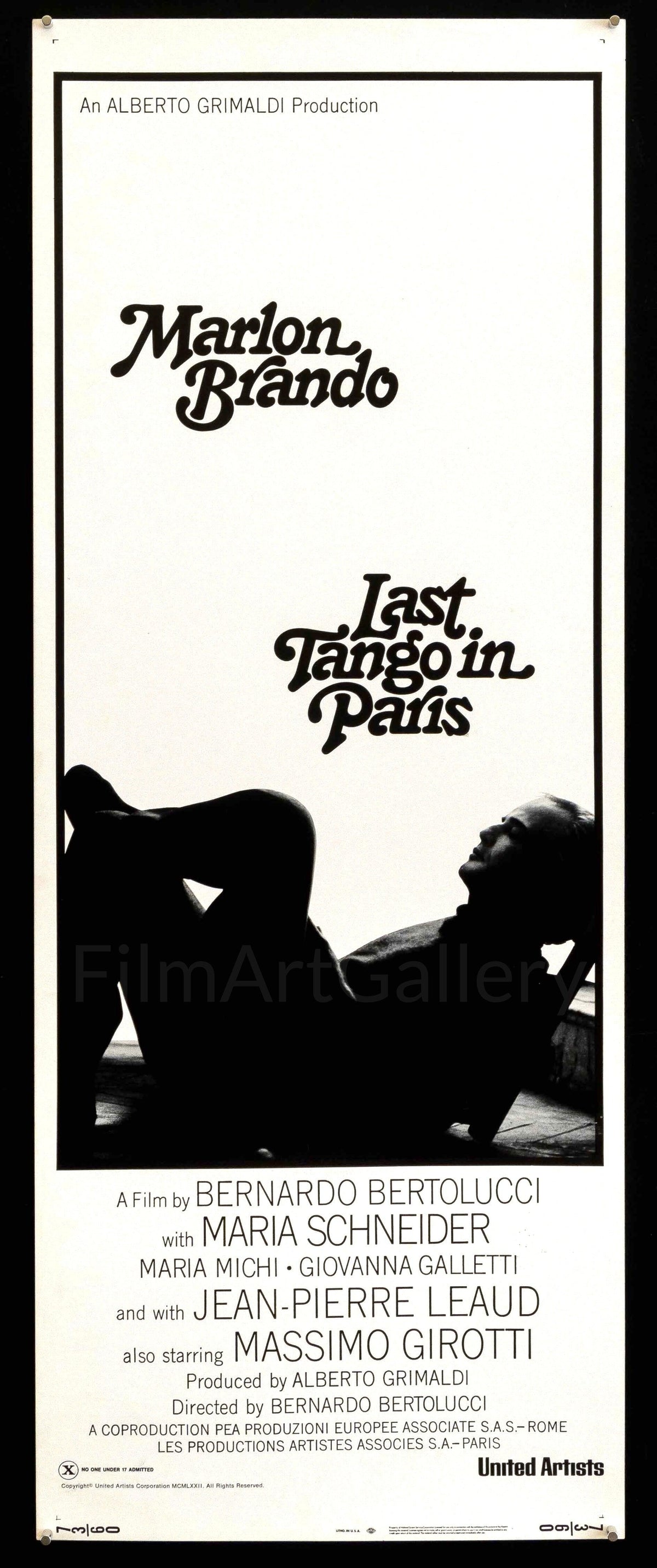 Last Tango In Paris Original Vintage Movie Poster