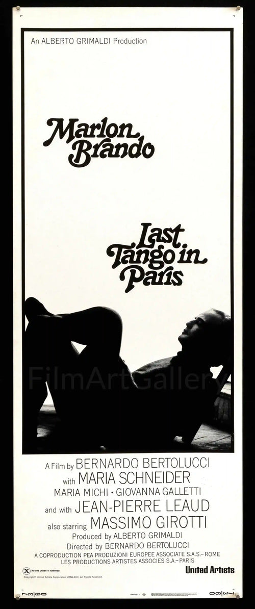 Last Tango In Paris Original Vintage Movie Poster