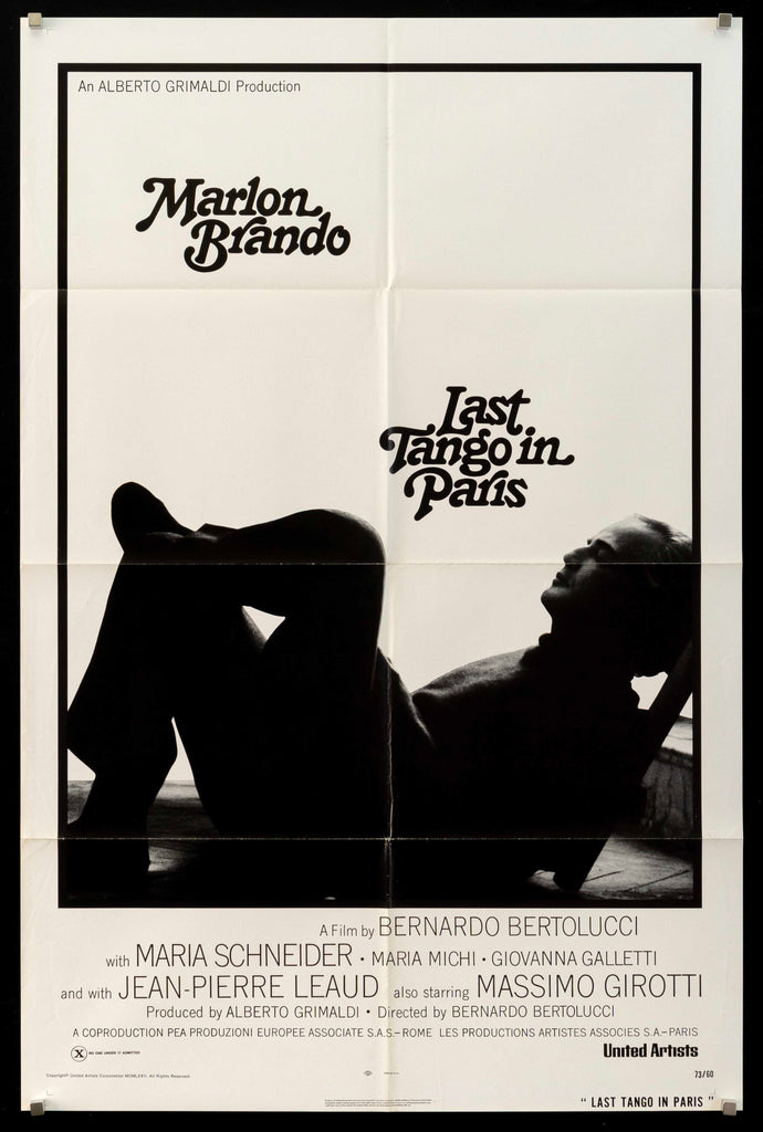 Last Tango In Paris Original Vintage Movie Poster