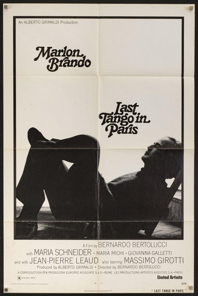 Last Tango In Paris Original Vintage Movie Poster