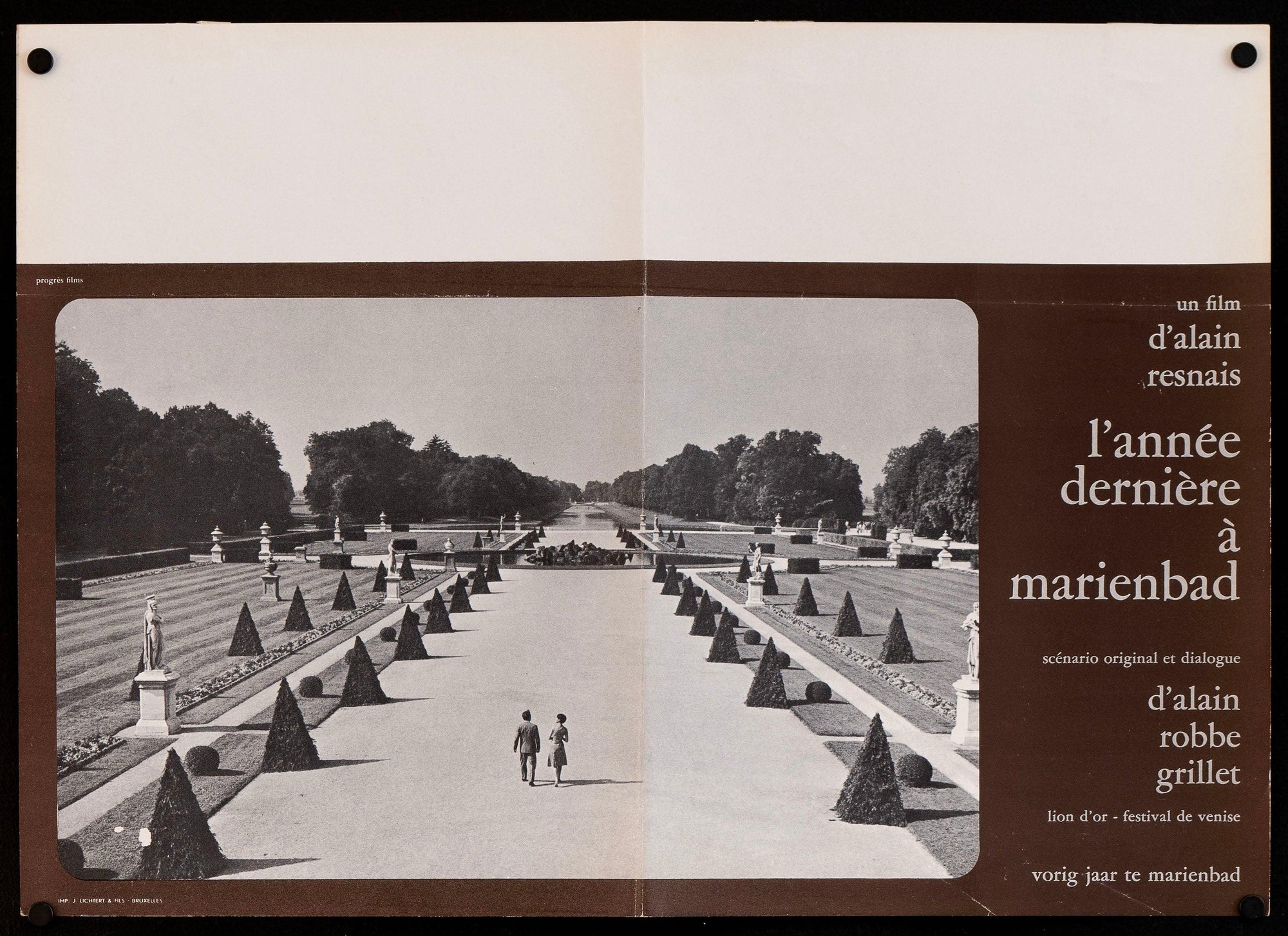 Last Year at Marienbad Original Vintage Movie Poster