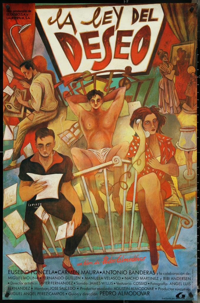 Law of Desire Original Vintage Movie Poster