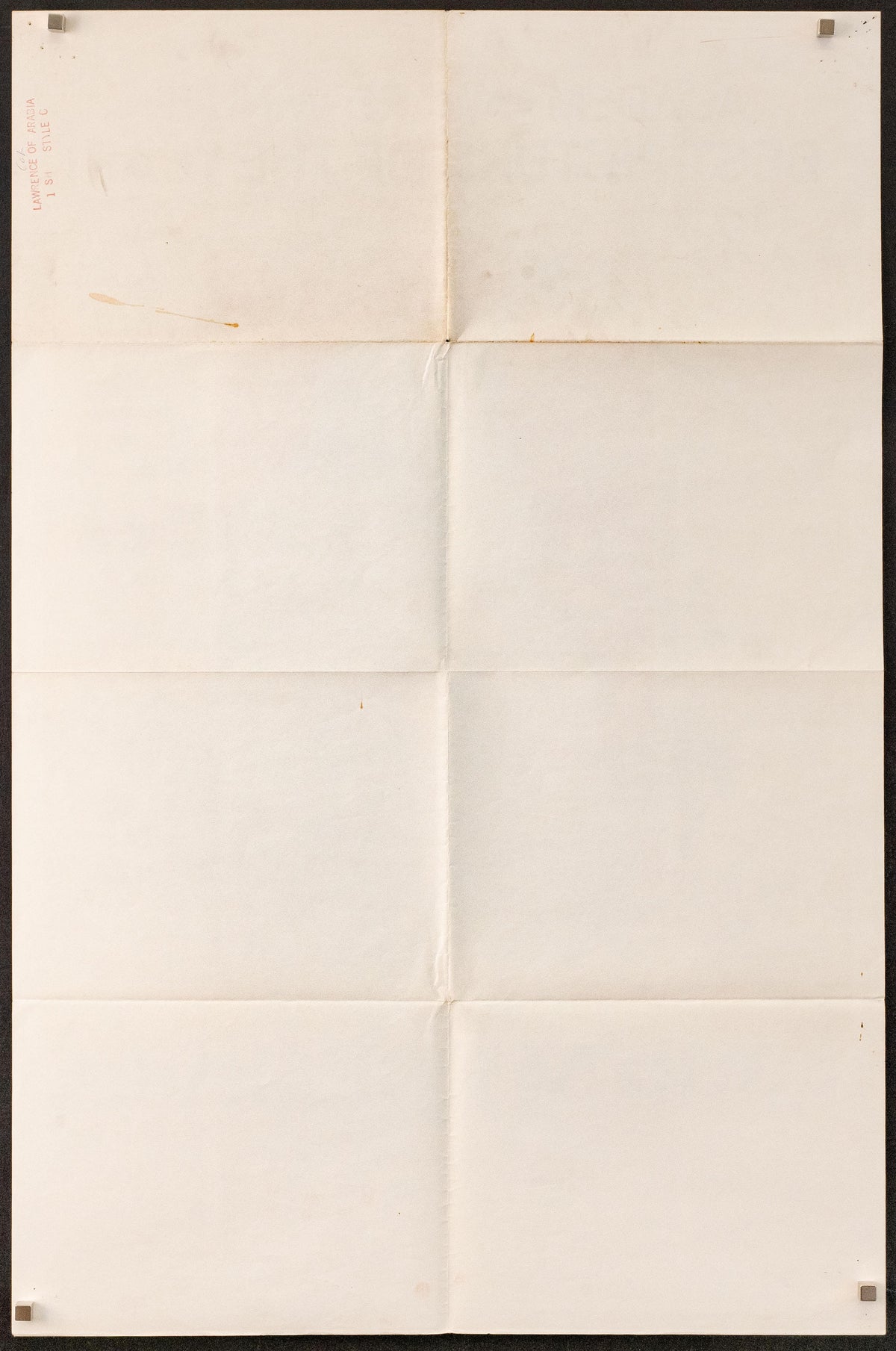 Lawrence of Arabia Original Vintage Movie Poster