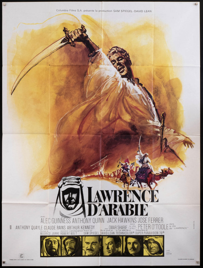 Lawrence of Arabia French 1 panel (47x63) Original Vintage Movie Poster