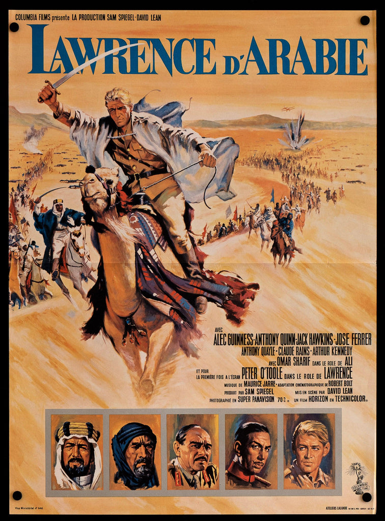 Lawrence of Arabia French Mini (16x23) Original Vintage Movie Poster