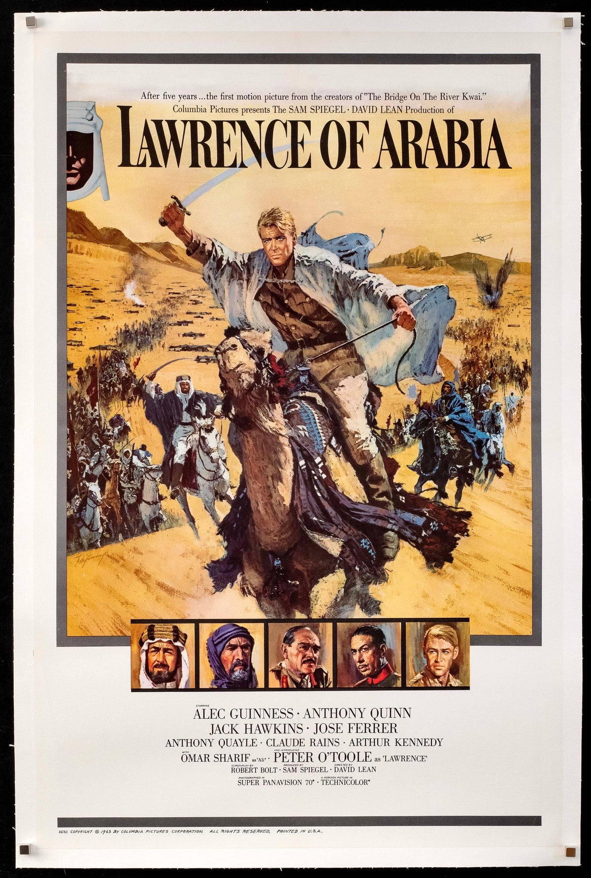 Lawrence of Arabia Original Vintage Movie Poster