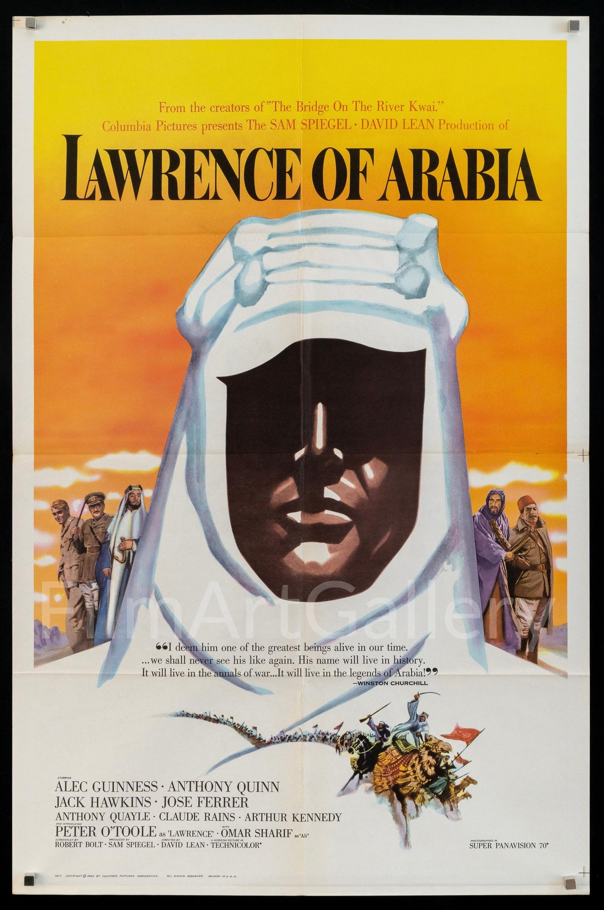 Lawrence of Arabia Original Vintage Movie Poster