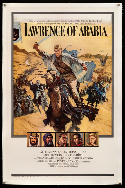 Lawrence of Arabia Original Vintage Movie Poster