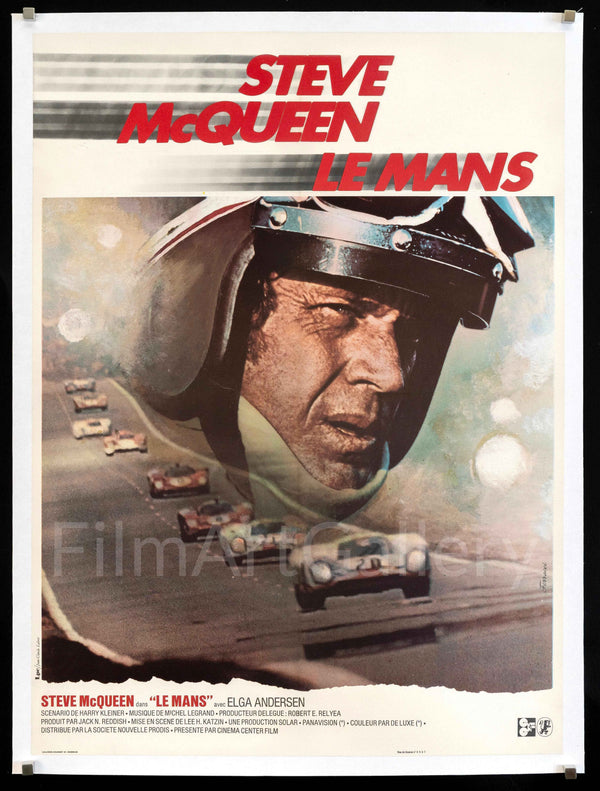 Le Mans Original Vintage Movie Poster