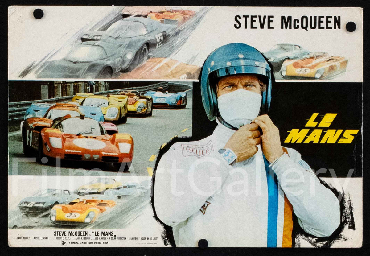 Le Mans Original Vintage Movie Poster