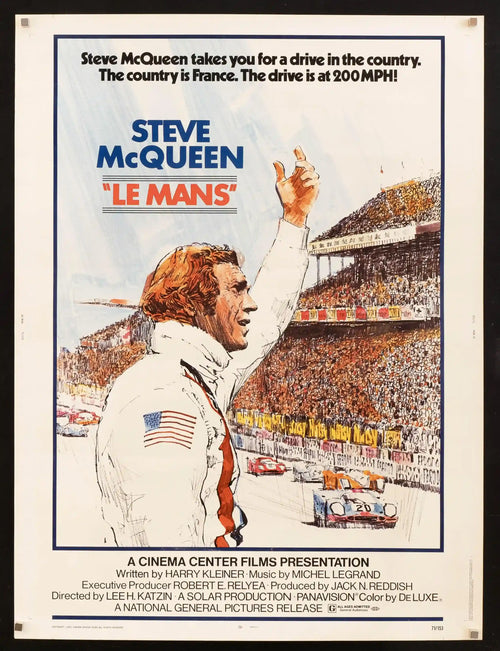Le Mans Original Vintage Movie Poster