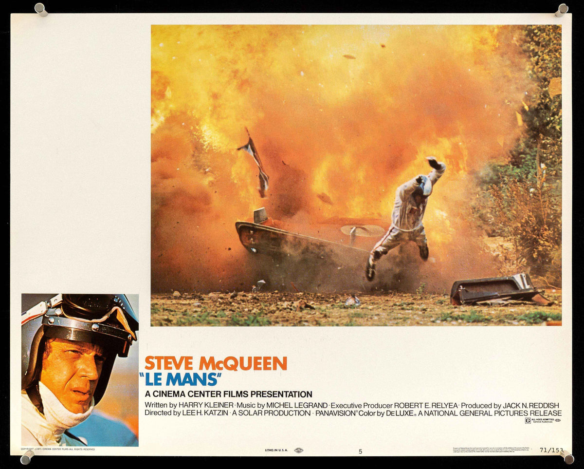 Le Mans Original Vintage Movie Poster