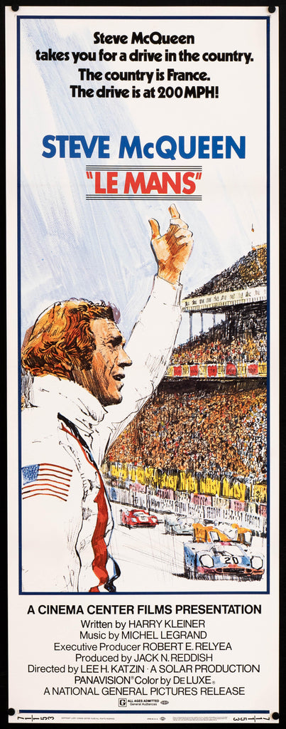 Le Mans Original Vintage Movie Poster