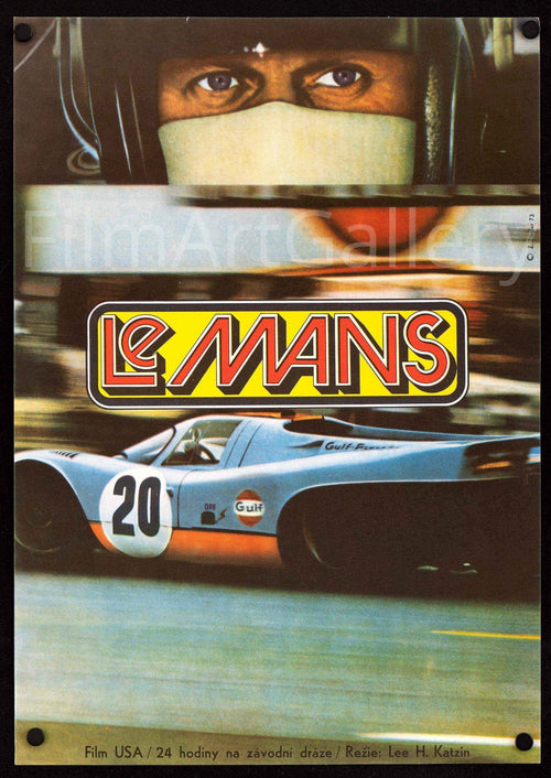 Le Mans Original Vintage Movie Poster