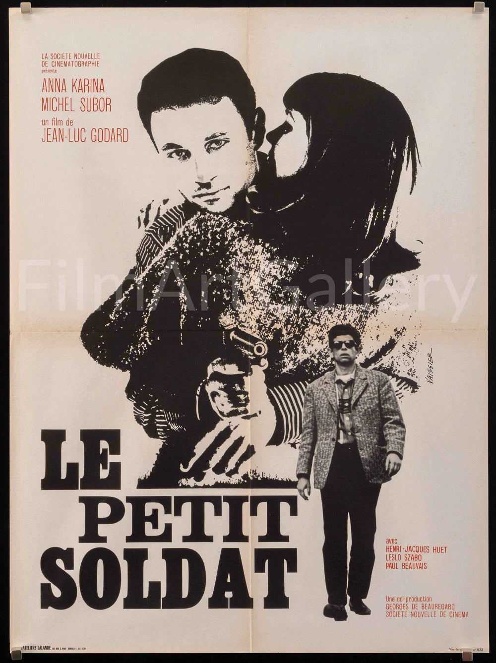 Le Petit Soldat Original Vintage Movie Poster