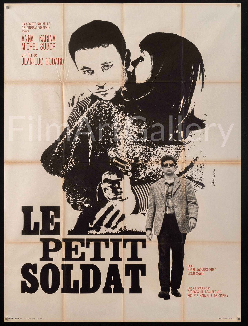 Le Petit Soldat Original Vintage Movie Poster