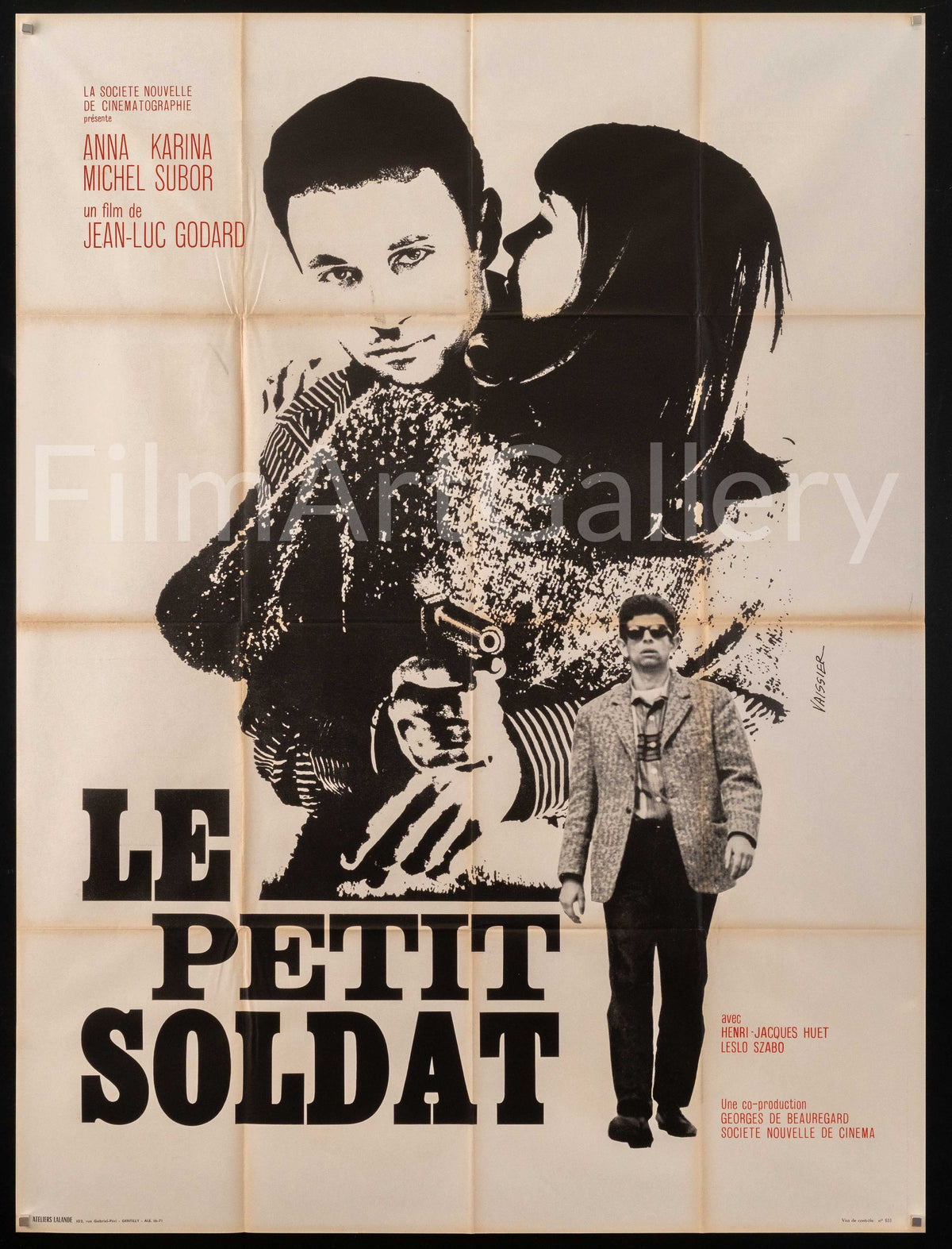 Le Petit Soldat Original Vintage Movie Poster