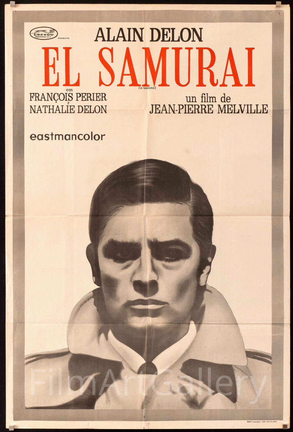 Le Samourai Original Vintage Movie Poster