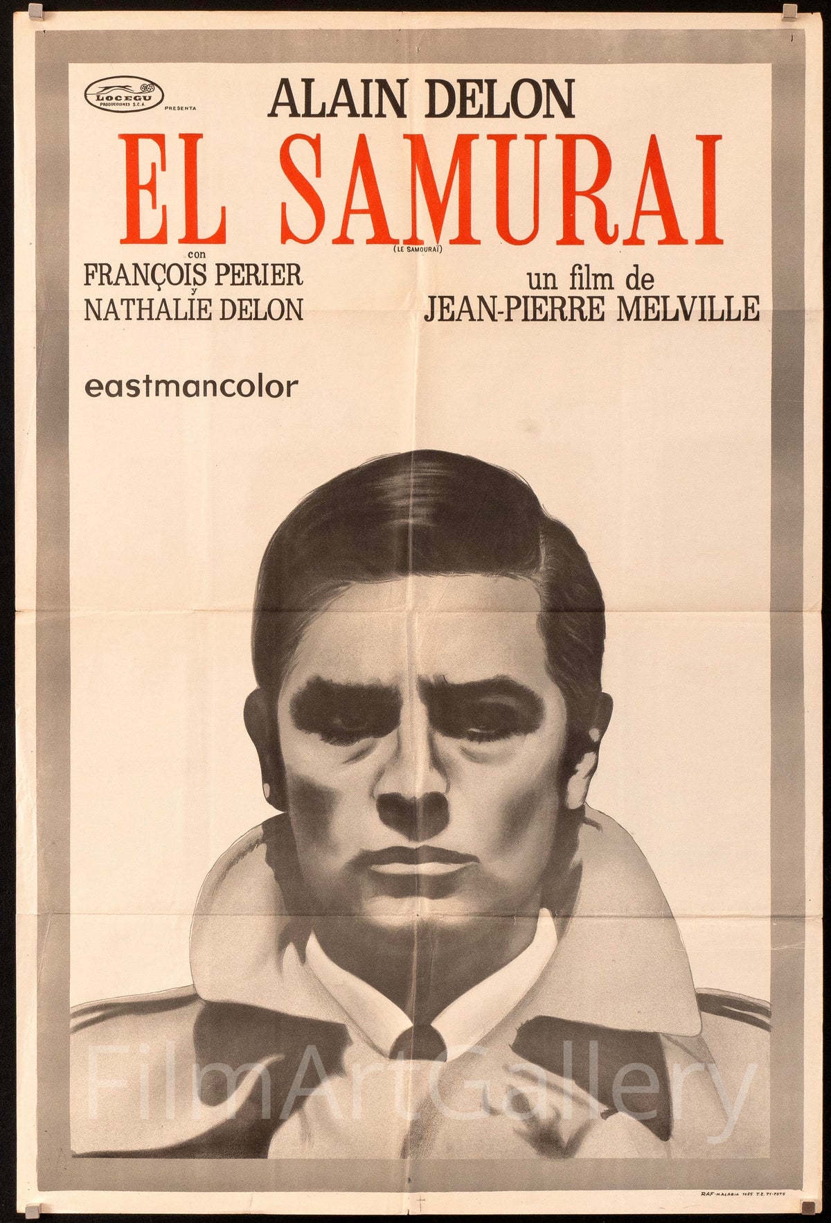 Le Samourai Original Vintage Movie Poster