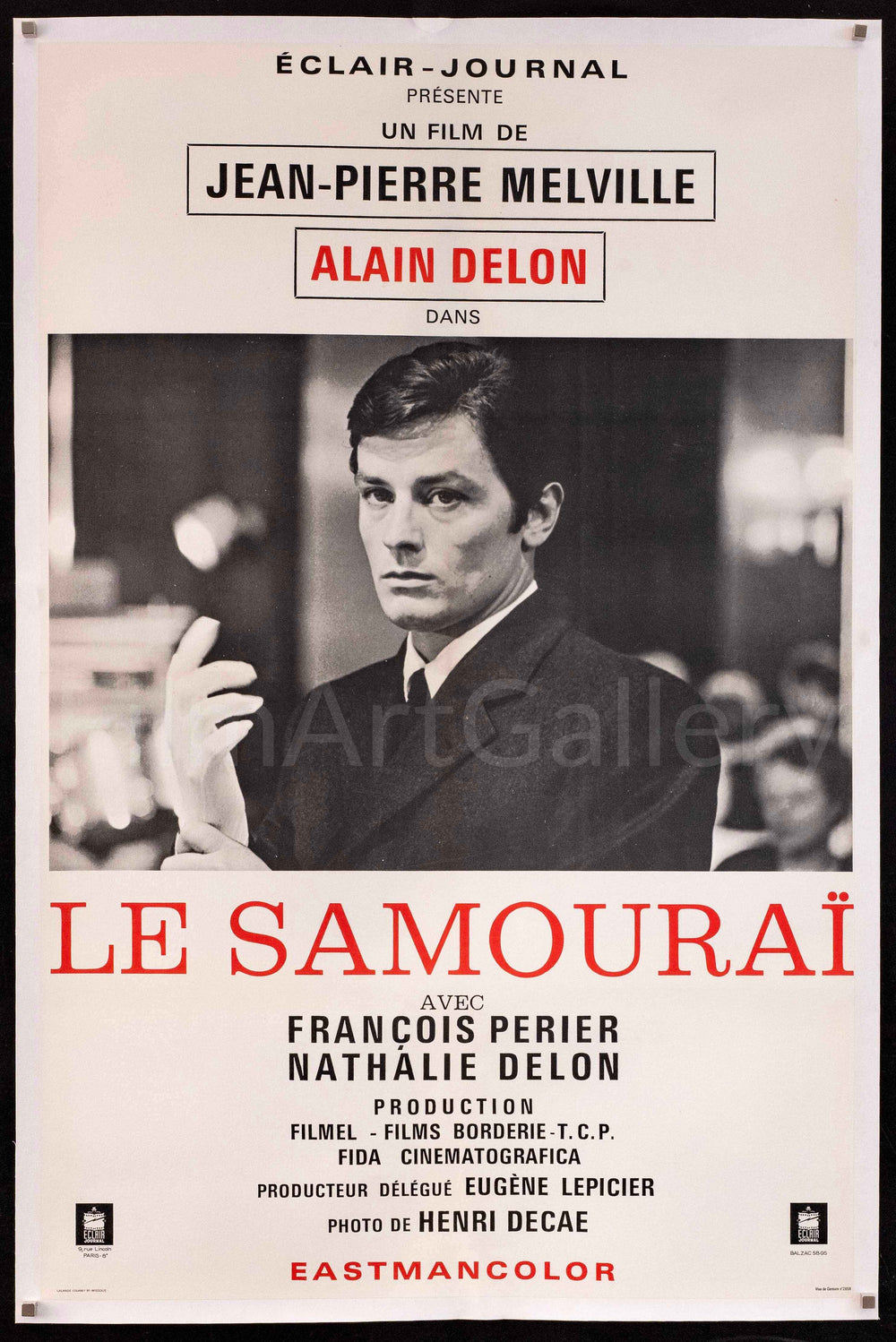 Le Samourai Original Vintage Movie Poster