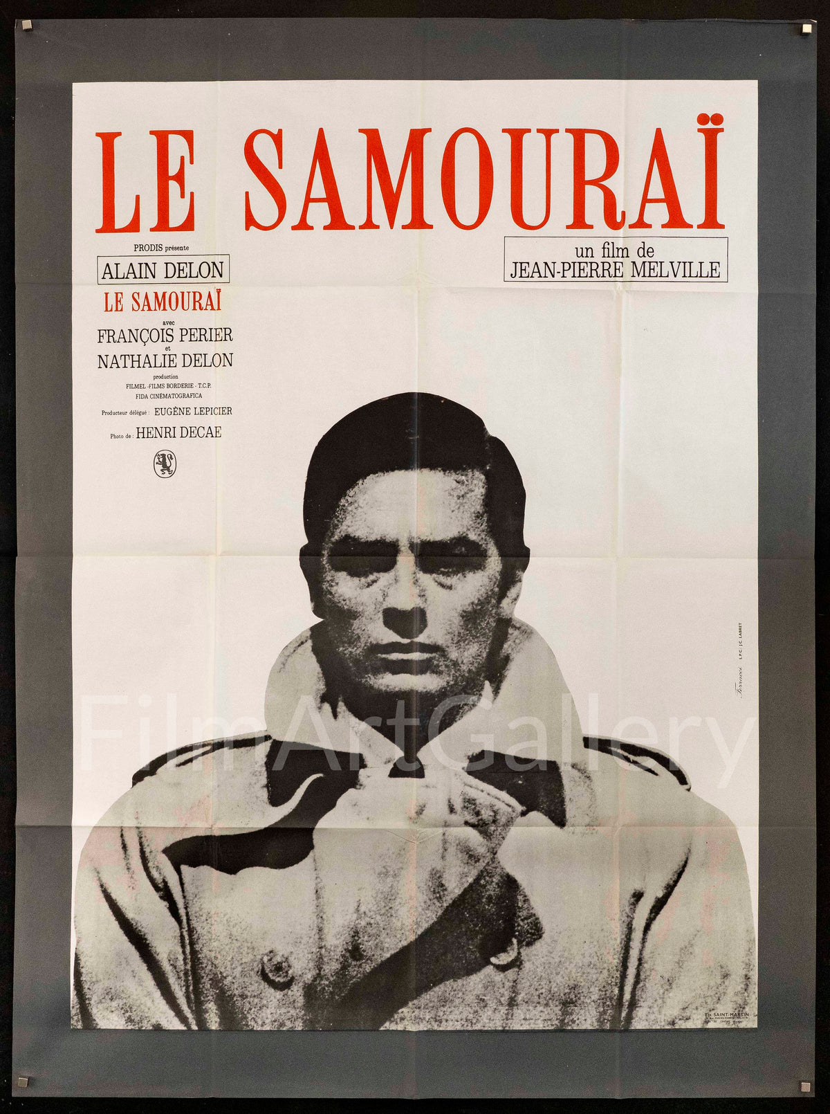 Le Samourai Original Vintage Movie Poster