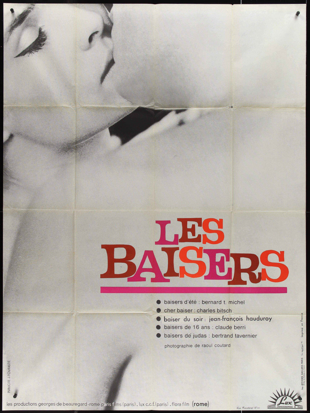 Les Baisers Original Vintage Movie Poster