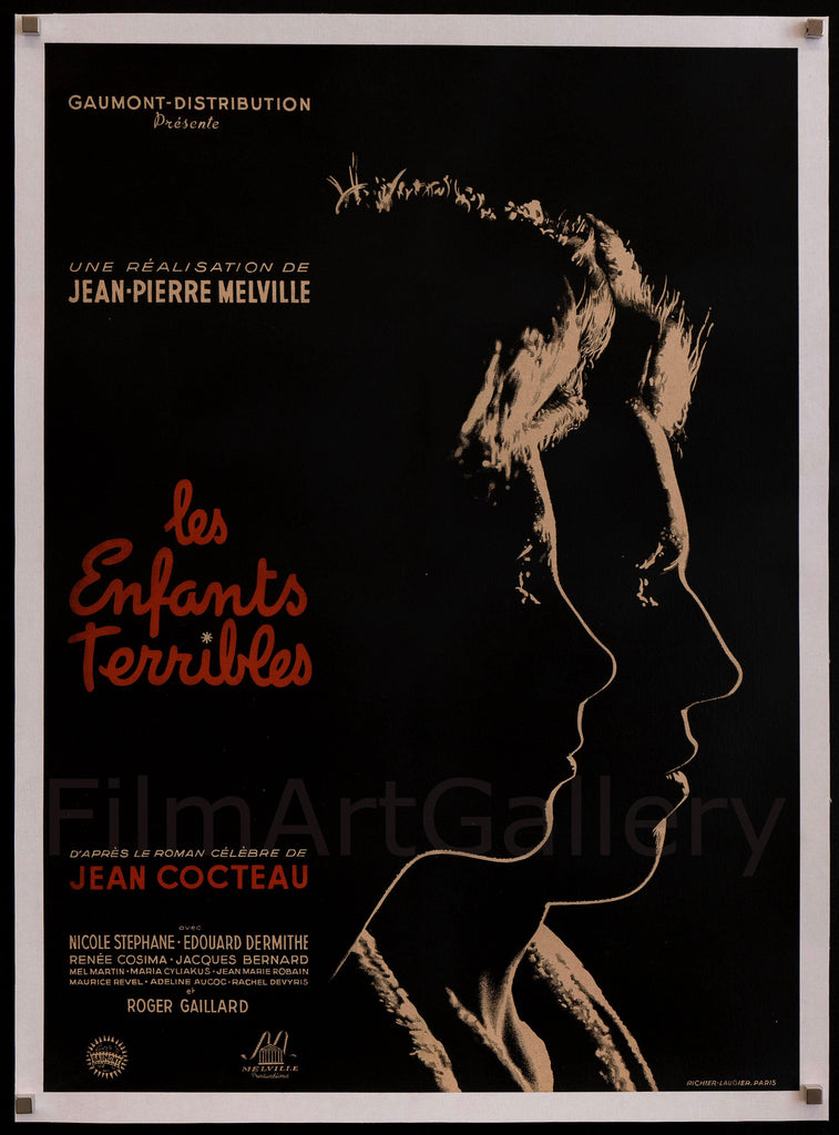 Les Enfants Terribles French Small (23x32) Original Vintage Movie Poster
