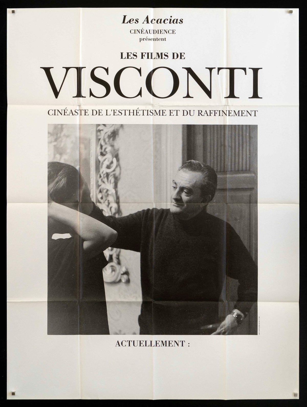 Les Films de Visconti Original Vintage Movie Poster