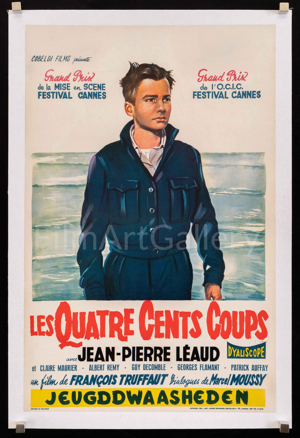 Les Quatre Cents Coups (The 400/Four Hundred Blows Original Vintage Movie Poster