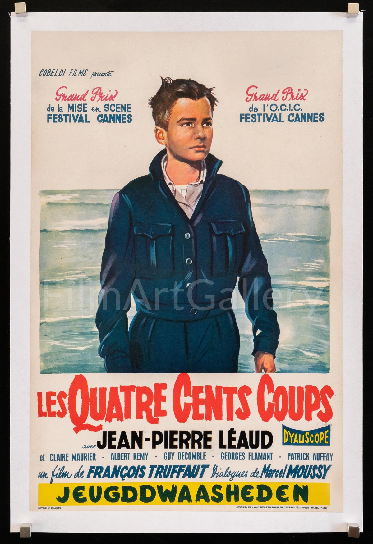 Les Quatre Cents Coups (The 400/Four Hundred Blows Original Vintage Movie Poster