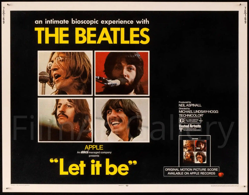 Let It Be Original Vintage Movie Poster