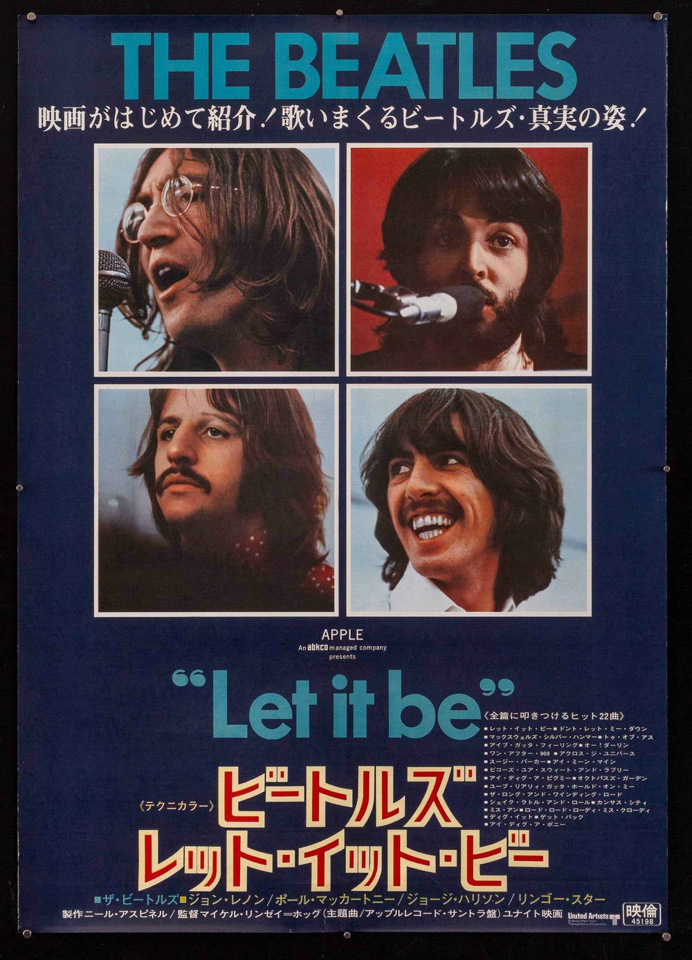 Let It Be Original Vintage Movie Poster