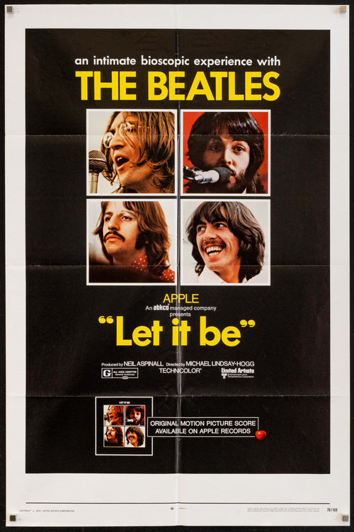 Let It Be Original Vintage Movie Poster