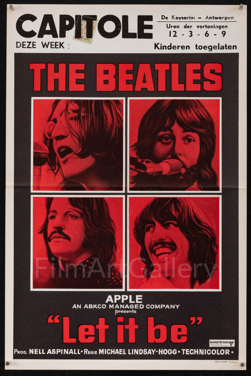 Let It Be Original Vintage Movie Poster