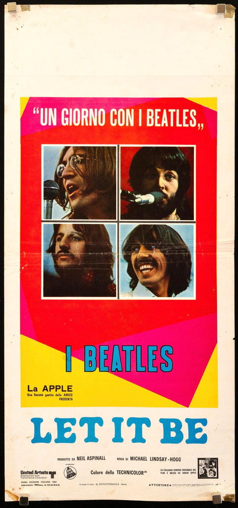 Let It Be Original Vintage Movie Poster