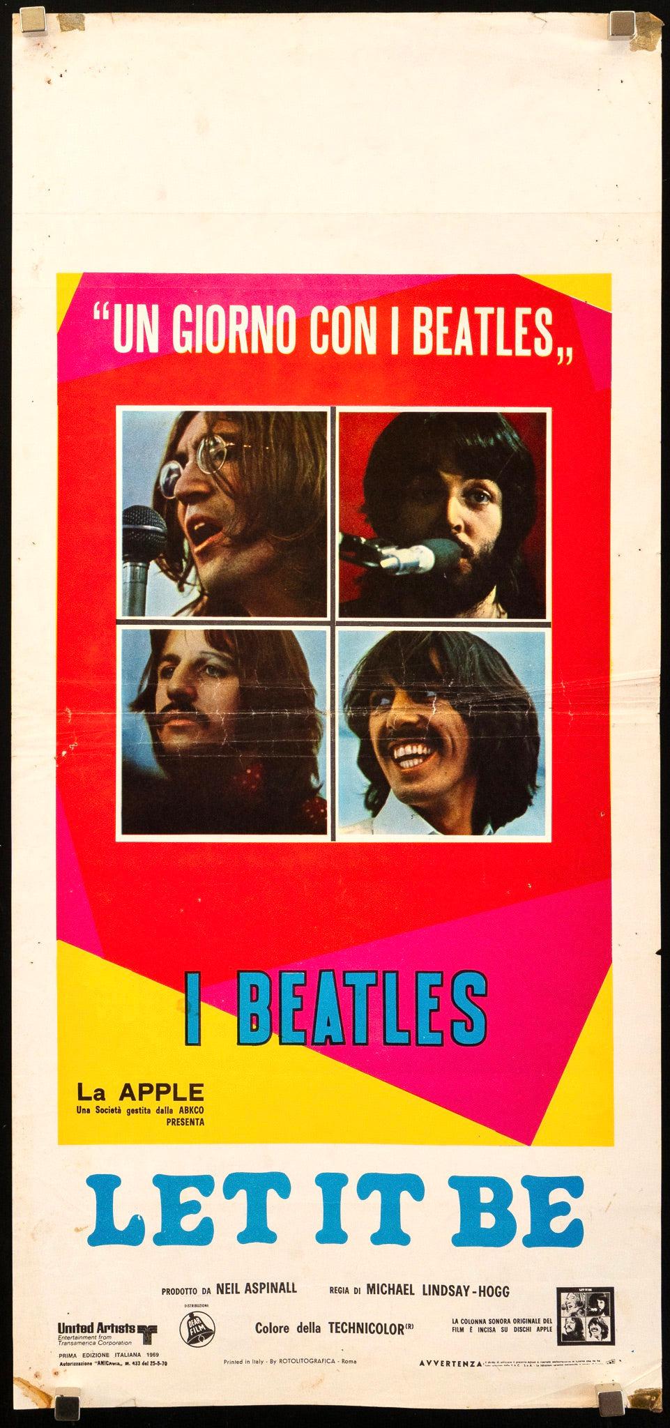 Let It Be Original Vintage Movie Poster