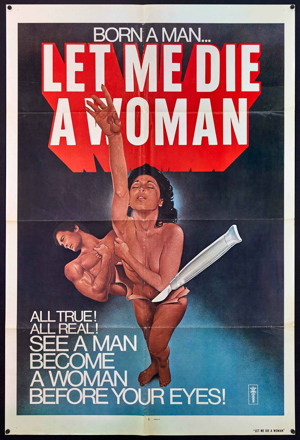 Let Me Die a Woman Original Vintage Movie Poster