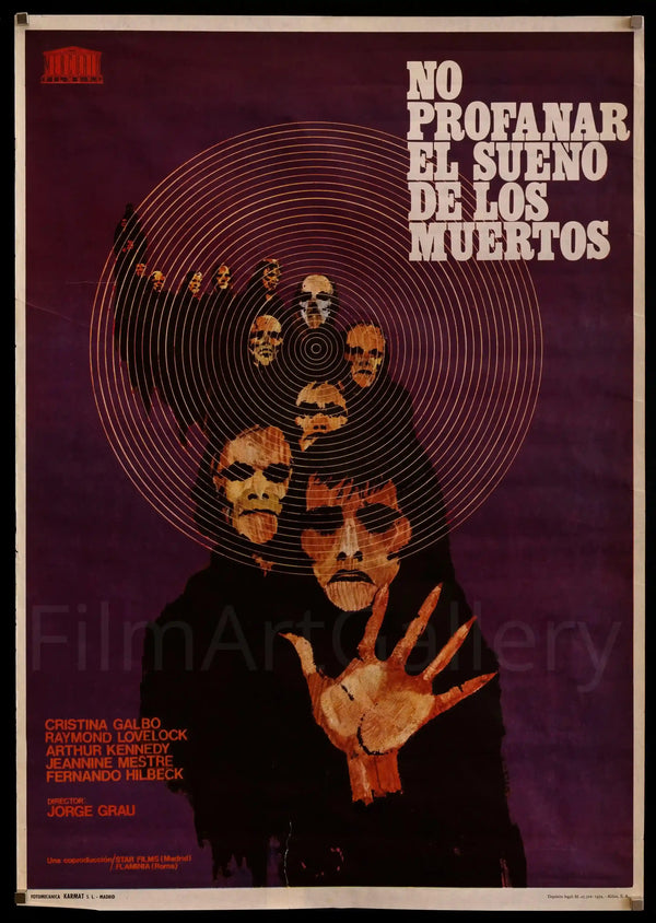 Let Sleeping Corpses Lie Movie Poster 1974 1 Sheet (27x41)