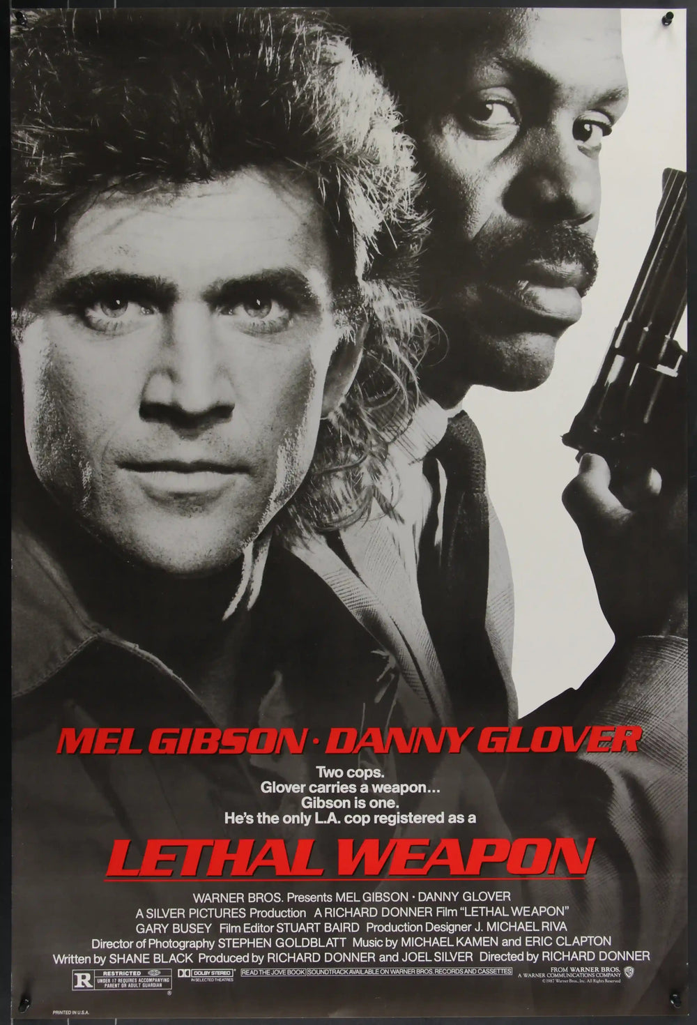 Lethal Weapon Original Vintage Movie Poster