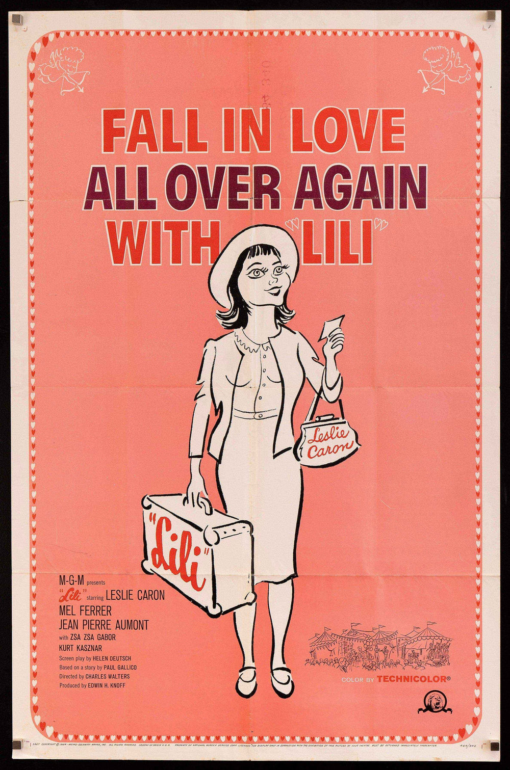Lili Original Vintage Movie Poster