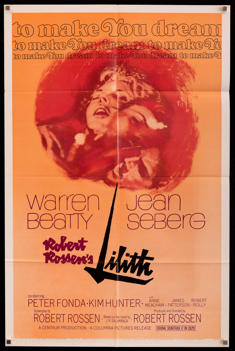 Lilith 1 Sheet (27x41) Original Vintage Movie Poster