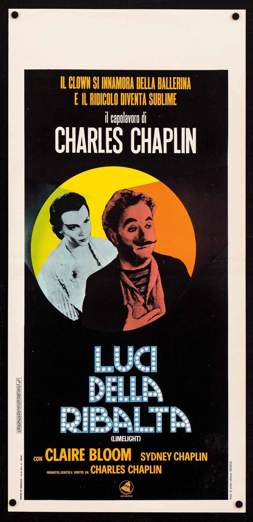 Limelight Original Vintage Movie Poster