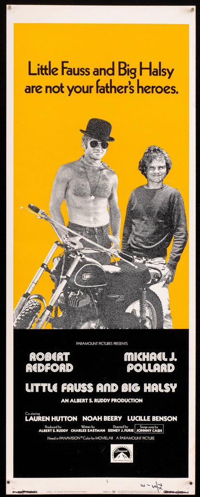 Little Fauss and Big Halsy Original Vintage Movie Poster