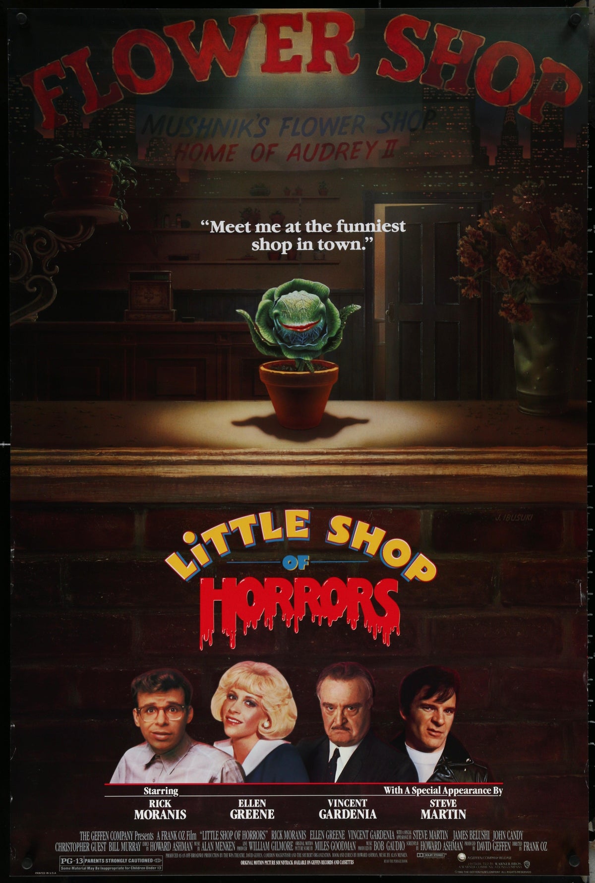 Little Shop of Horrors 1 Sheet (27x41) Original Vintage Movie Poster