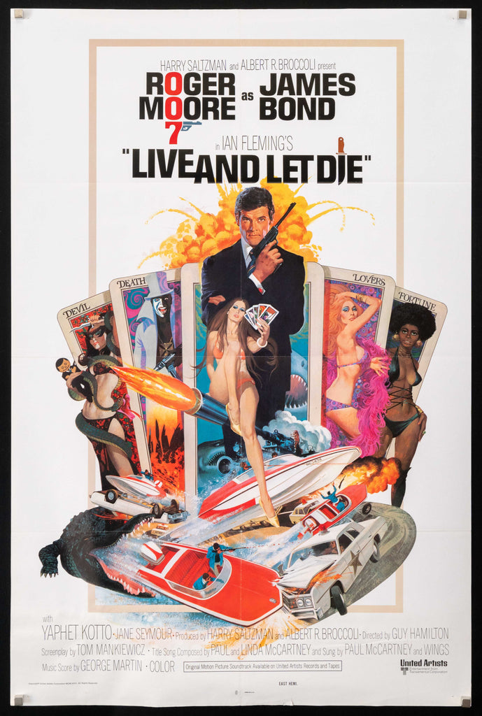 Live and Let Die Original Vintage Movie Poster